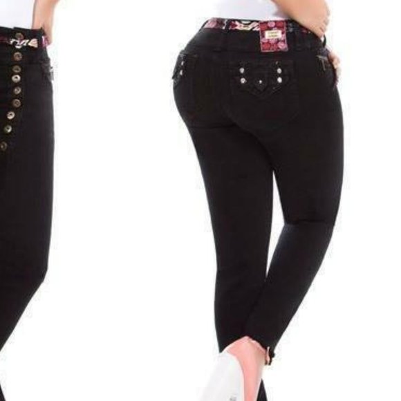 🇨🇴DUCHESS Jeans, Colombian Butt Lifter Mom Jean - Picture 4 of 10